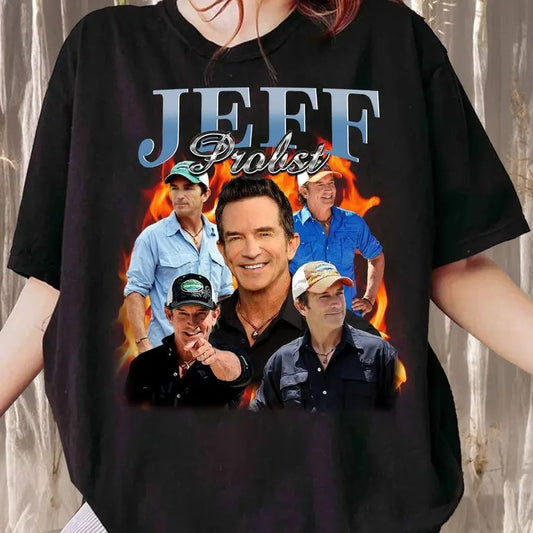 Jeff Probst Vintage Shirt, Presenter Homage T-Shirt