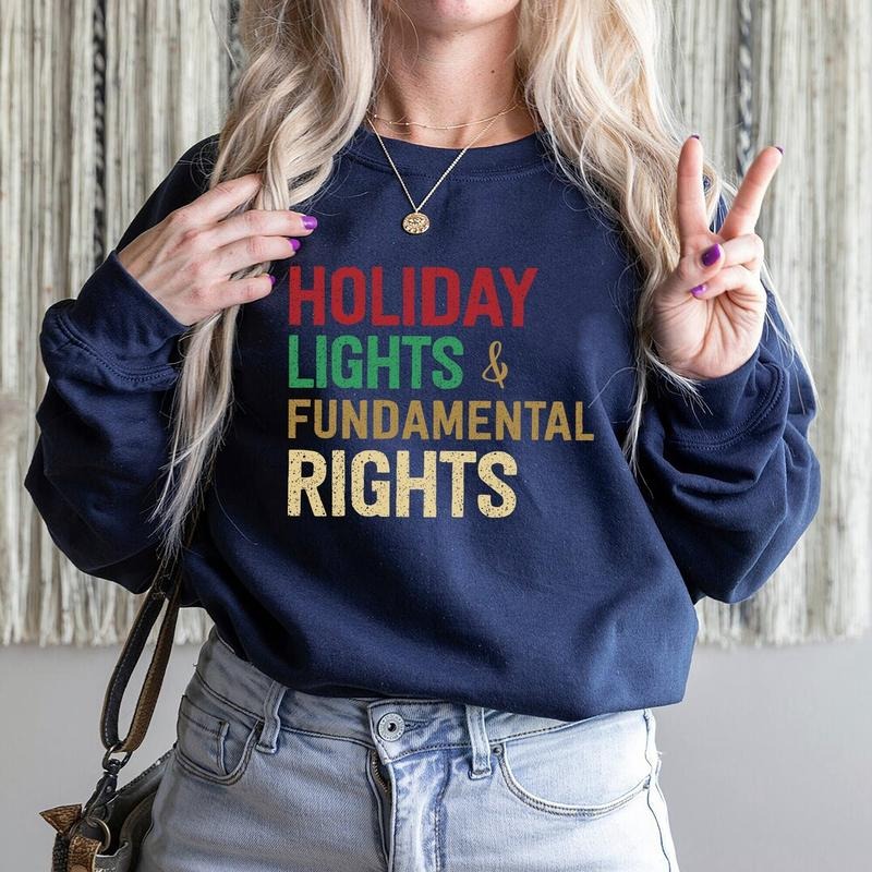 Jessie J Ross Holiday Reproductive Rights Sweatshirt, Feminist T-shirt, Pro Choice Hoodie, Unisex Graphic Tee, Smooth Fabric, Aesthetic Streetwear Vibe
