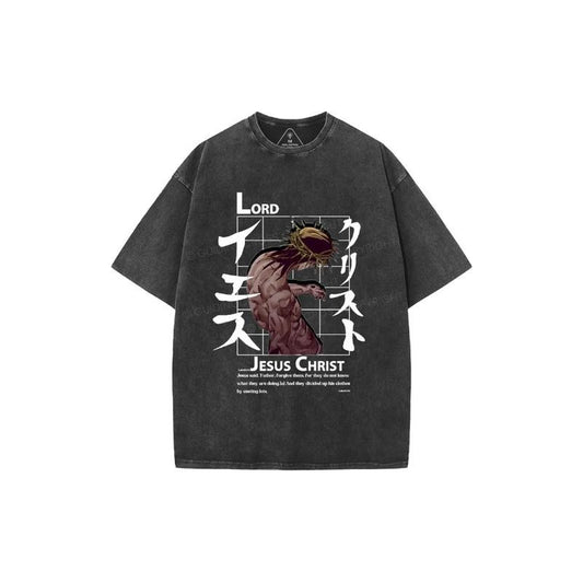 Jesus Christ Christian Comfy T-Shirt Pure Cotton Fabric Casual Streetstyle Crew Neck Short Sleeve Soft-Washed T-Shirt Trendy Tops for Women for Men, Perfect Gift