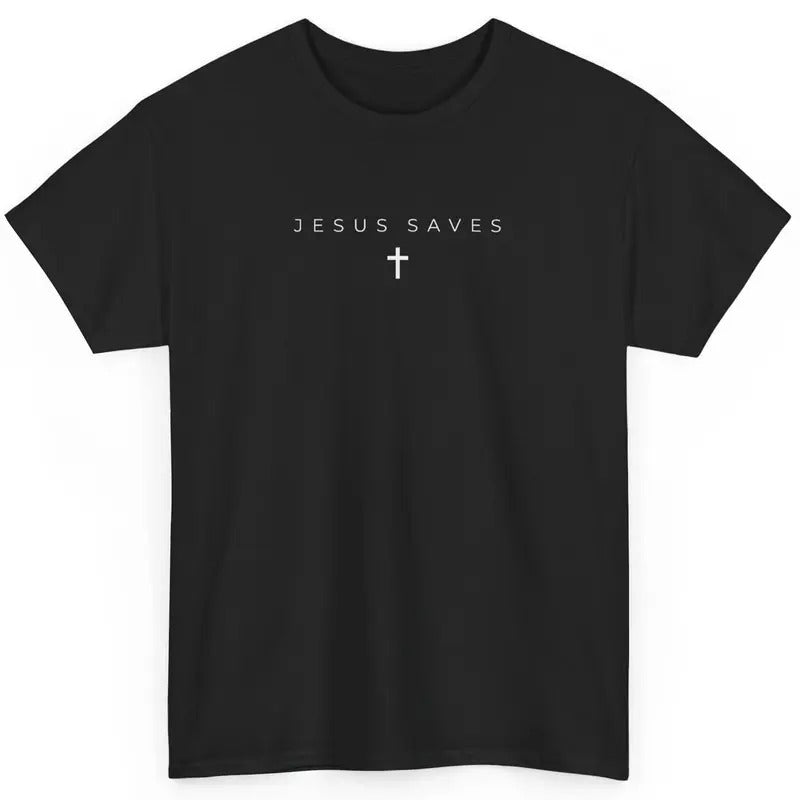 Jesus Saves Cross T-Shirt - Menswear Top Streetwear Outfits Hoodie, Sweatshirt | DripVista.com