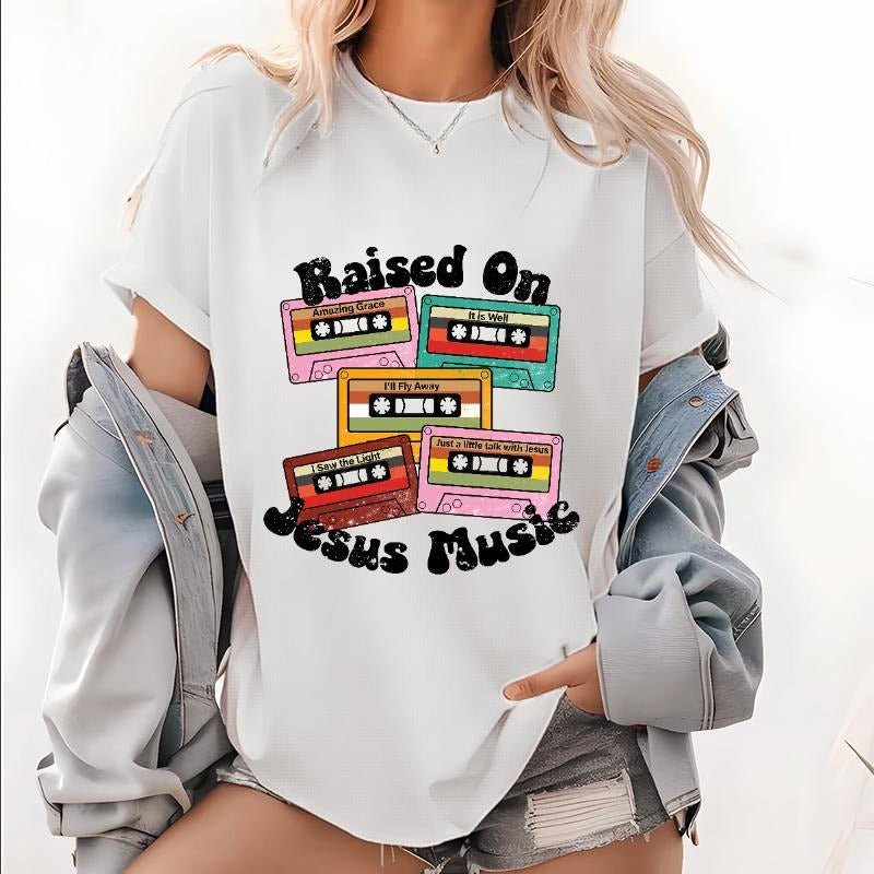 Jesus TNF Christian Cassette Tape FOG Music Inspired T-Shirt Hoodie, Sweatshirt | DripVista.com