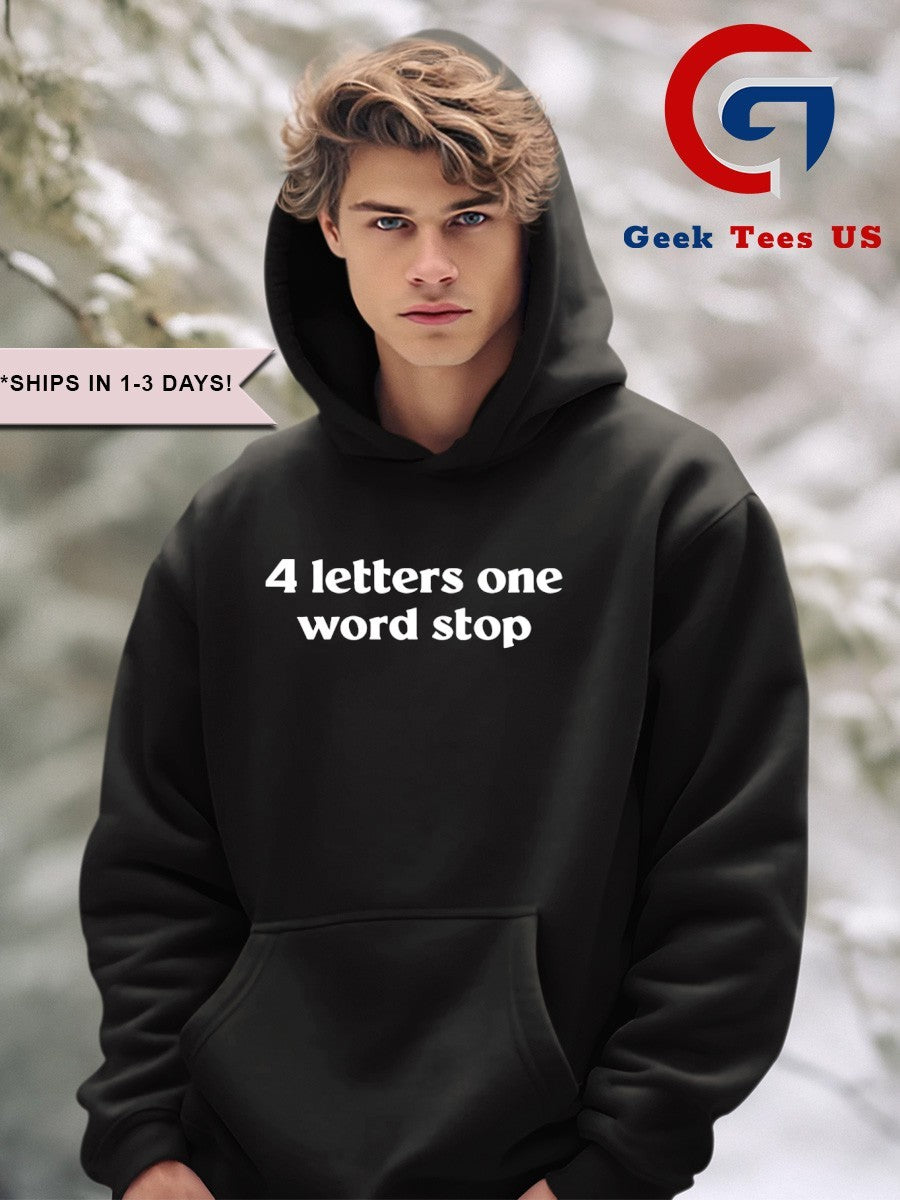 Jey Uso 4 letters one word stop shirt