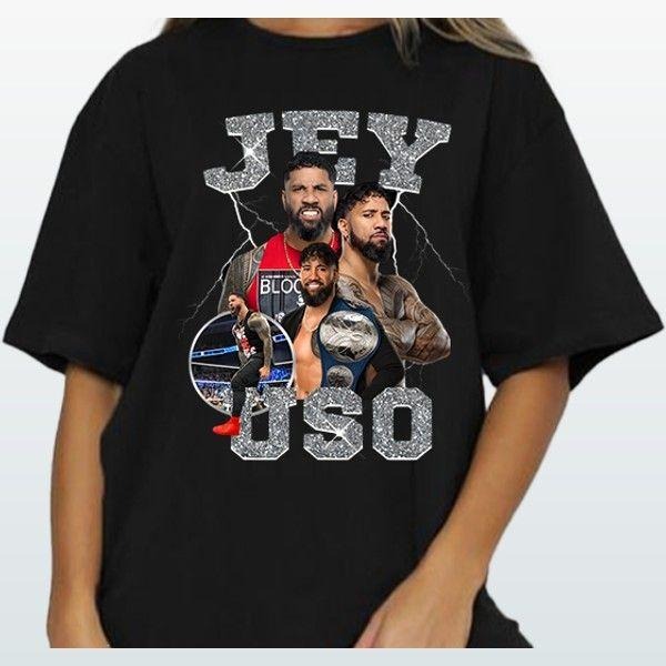 Jey Uso T-shirt Recycled Cotton Graphic Unique Design For Everyday Wear Hoodie, Sweatshirt | DripVista.com