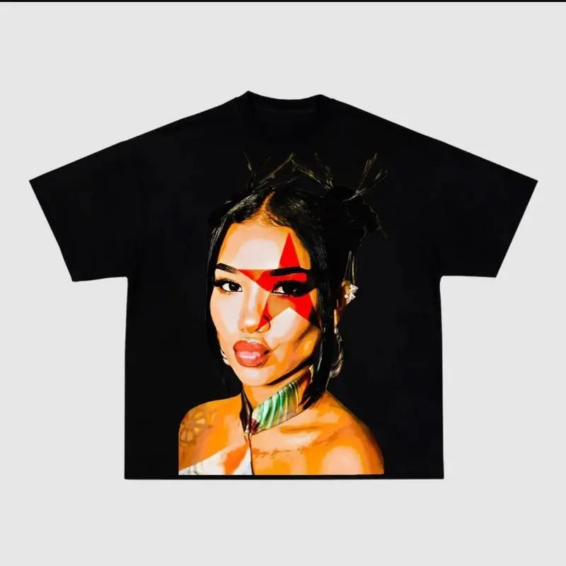 Jhene Rap Shirt - Black Classic Fabric Unisex Novelty Prints Streetwear Hoodie, Sweatshirt | DripVista.com