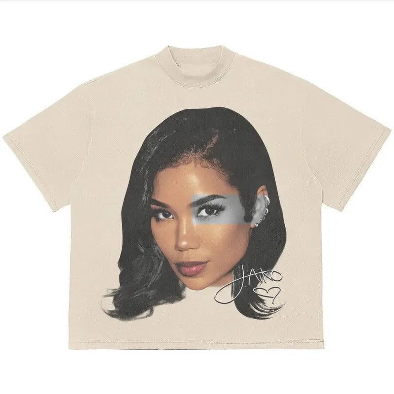 Jhene Tee Hoodie, Sweatshirt | DripVista.com