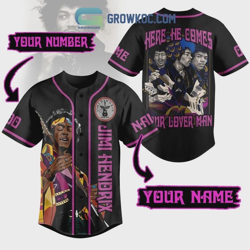 Jimi Hendrix Our Lover GA Personalized Spiky hair fighters Jersey T-Shirts, Hoodie, Sweatshirt | DripVista.com