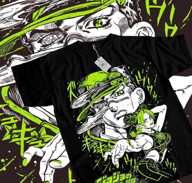 JoJo's Bizarre T-Shirt S-4XL Adventure JoJo Anime Manga Jolyne Jotaro Unisex Tshirt