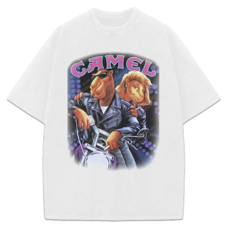 Joe Camel T-Shirt Joe Camel Motorcycle Vintage  T-shirt, sweater  Hoodie Sweatshirt | DripVista.com