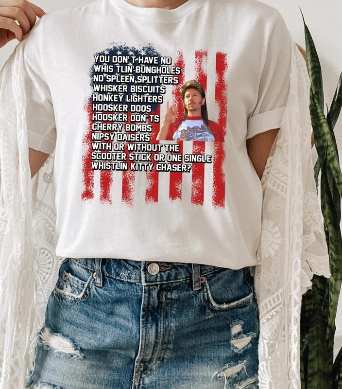 Joe Dirt Merica, July 4th T-Shirt, Funny Joe Dirt 4th of July T-Shirt, Joe Dirt Merica Independence Day Shirt Top Womenswear Underwear Streetwear
