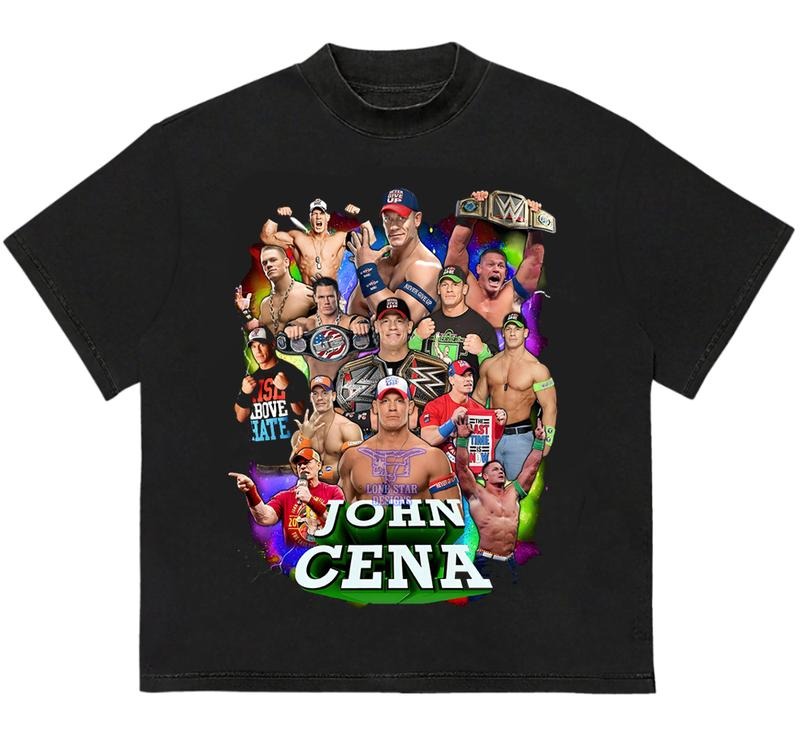 Johhnn Ceena Wrestle Mania Last Time T-Shirt Graphic Cotton Shirt Unisex Gift For MEn Hoodie, Sweatshirt | DripVista.com