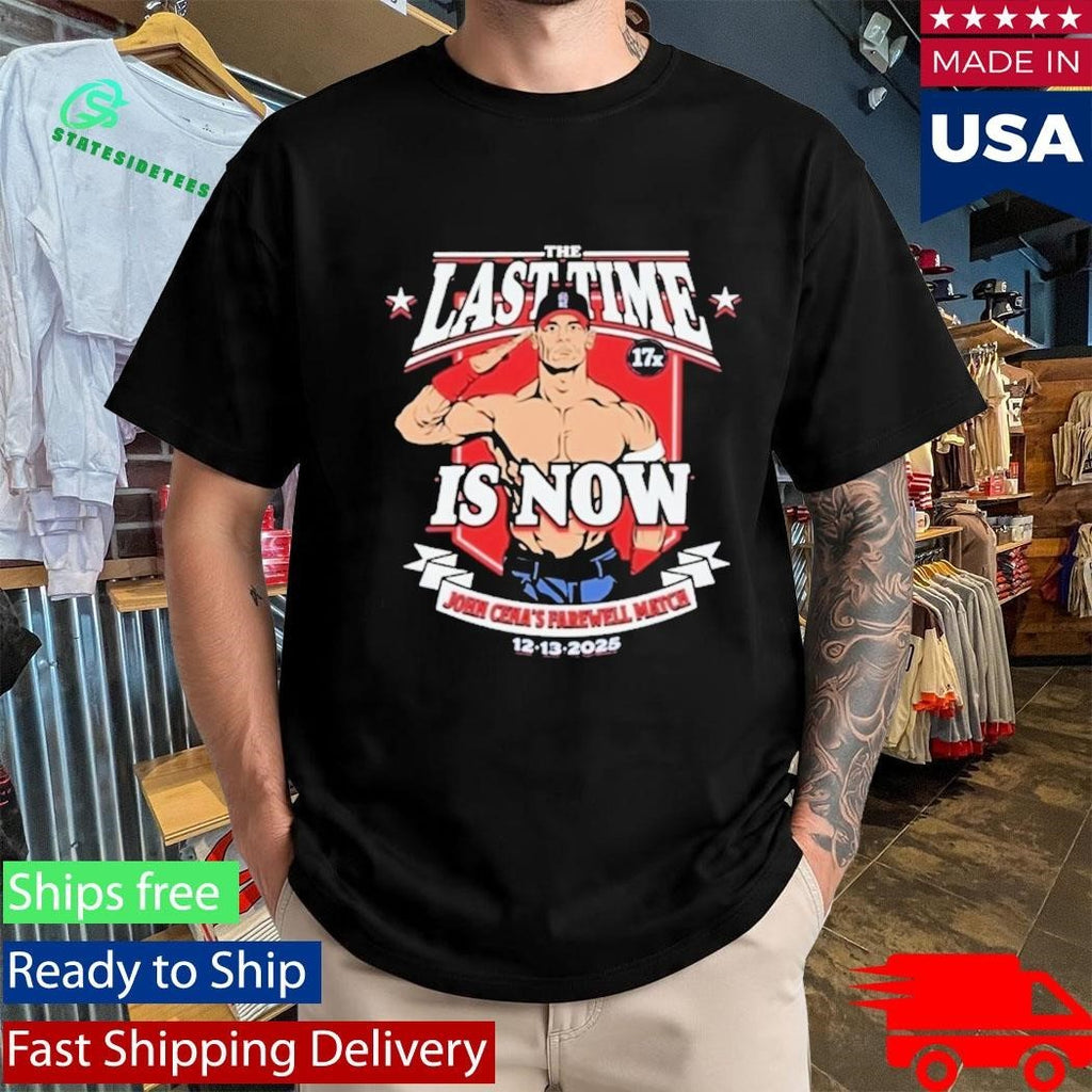 John Cena’s Farewell Tour Match In Washington Dc Dec 13 2025 Shirt