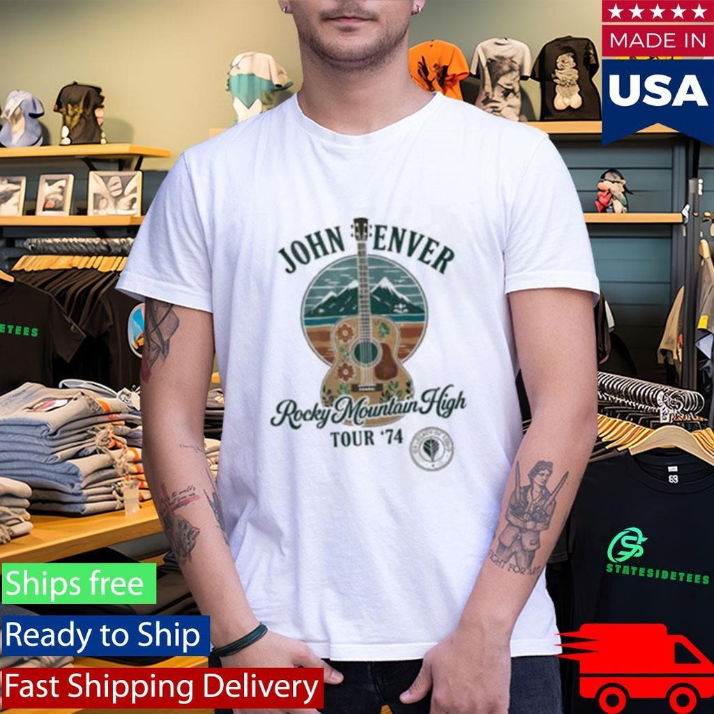 John Denver Rocky Mountain High Tour 74 Shirt