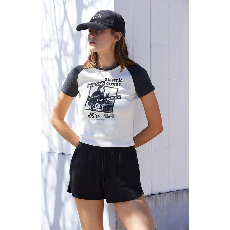 John Galt Women's Bella NY Electric Circus T-Shirt - Multicolor Hoodie, Sweatshirt | DripVista.com