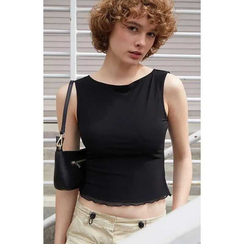 John Galt Women's Black Cowl Neck Tank Top T-Shirts, Hoodie, Sweatshirt | DripVista.com