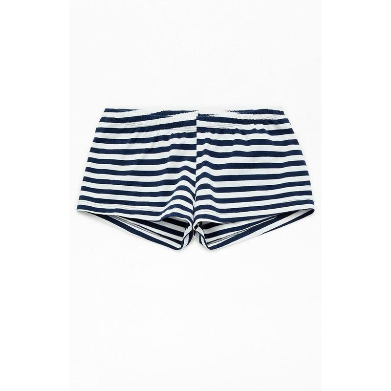 John Galt Women's Blue & White Striped Boxer Boyshorts T-Shirts, Hoodie, Sweatshirt | DripVista.com