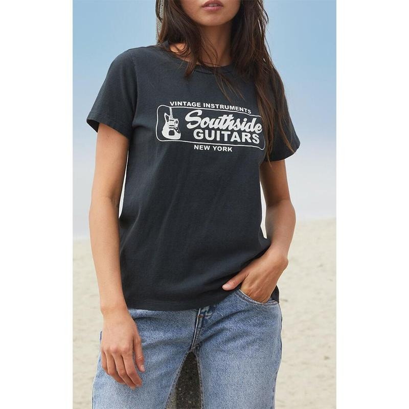 John Galt Women's Chloe Southside Guitars NY T-Shirt - Multicolor Hoodie, Sweatshirt | DripVista.com