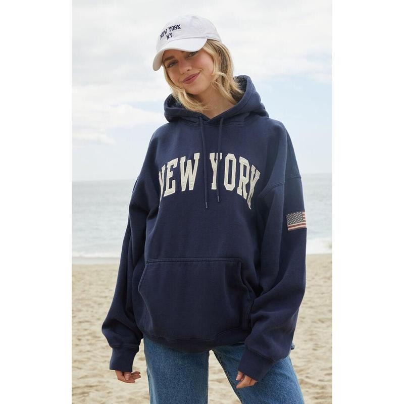John Galt Women's Christy New York Hoodie T-Shirts, Sweatshirt | DripVista.com
