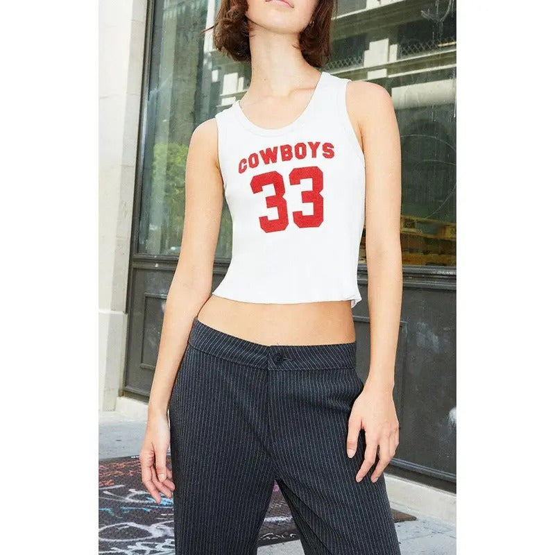 John Galt Women's Cowboys 33 Connor Tank Top - Multicolor T-Shirts, Hoodie, Sweatshirt | DripVista.com
