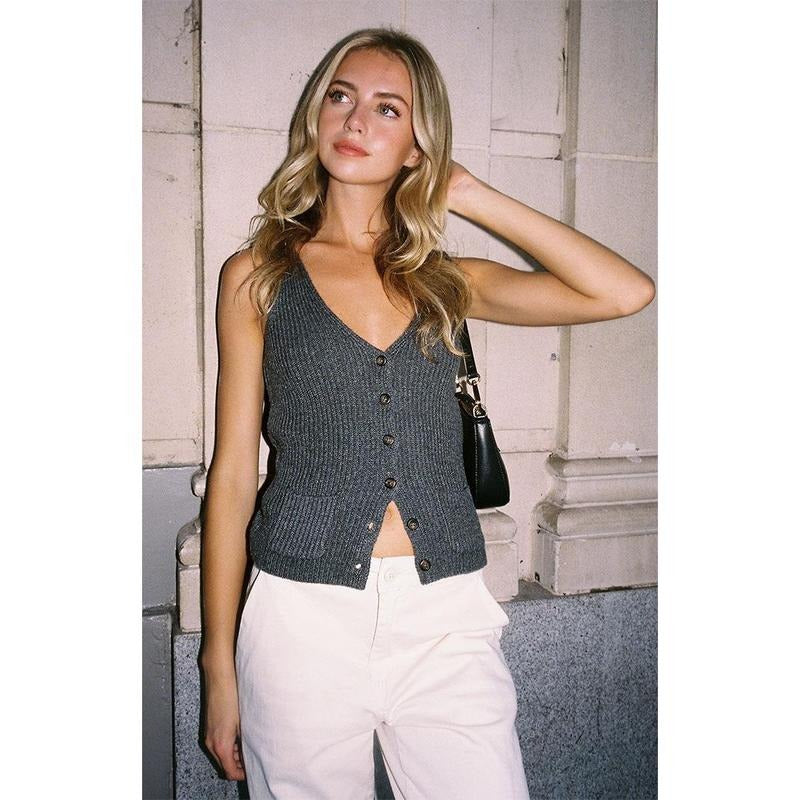 John Galt Women's Dark Gray Sweater Vest T-Shirts, Hoodie, Sweatshirt | DripVista.com