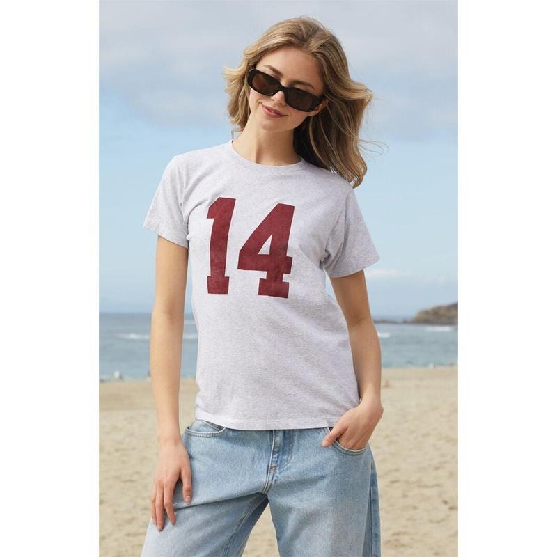 John Galt Women's Gray 14 T-Shirt - Multicolor Hoodie, Sweatshirt | DripVista.com
