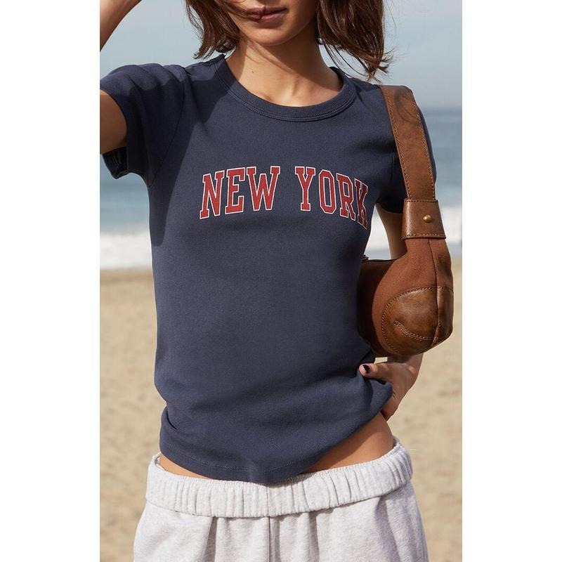 John Galt Women's Hailie New York T-Shirt - Multicolor Hoodie, Sweatshirt | DripVista.com