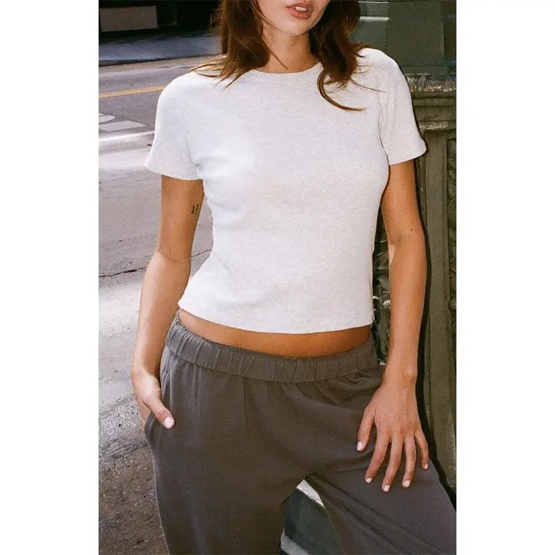 John Galt Women's Light Gray Short Sleeve T-Shirt Hoodie, Sweatshirt | DripVista.com