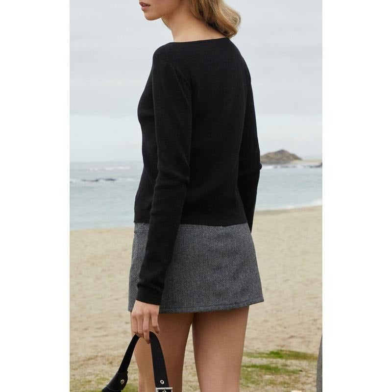 John Galt Women's Noemi Wool Mini Skirt - Multicolor T-Shirts, Hoodie, Sweatshirt | DripVista.com