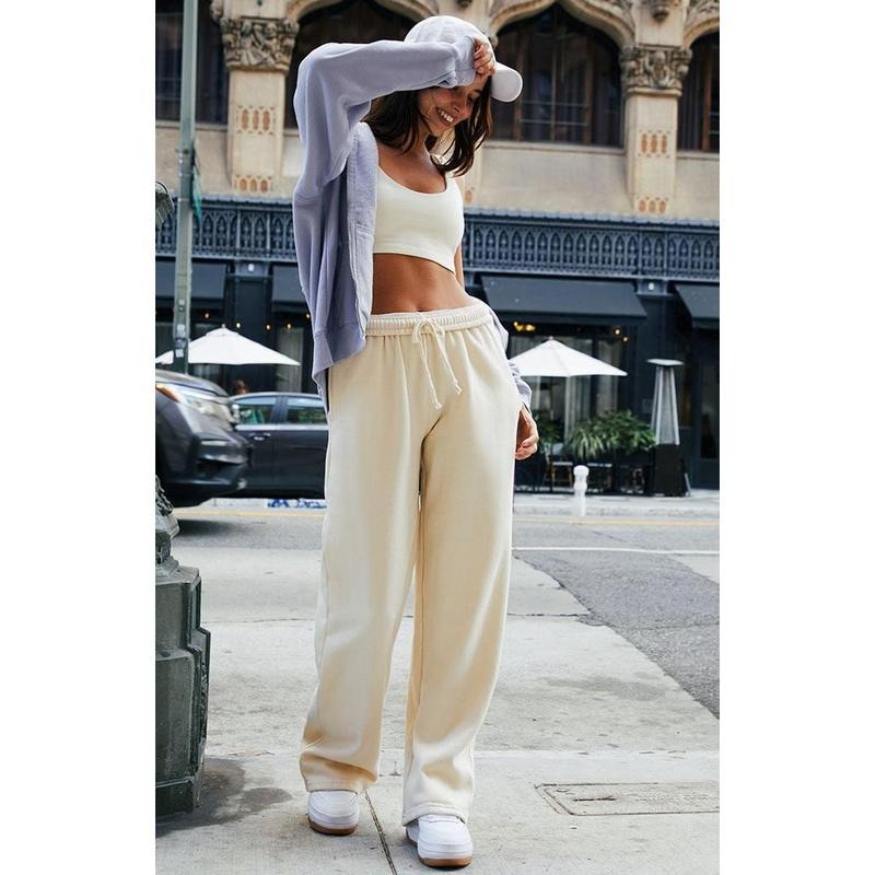 John Galt Women's Off White Anastasia Sweatpants T-Shirts, Hoodie, Sweatshirt | DripVista.com