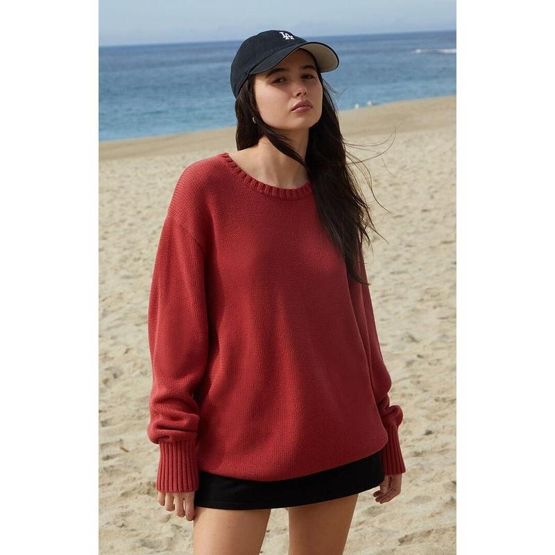 John Galt Women's Red Brianna Sweater T-Shirts, Hoodie, Sweatshirt | DripVista.com