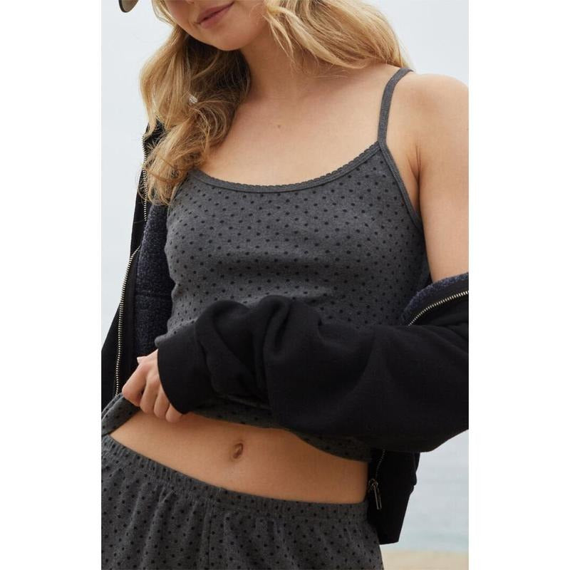 John Galt Women's Skylar Polka Dot Tank Top