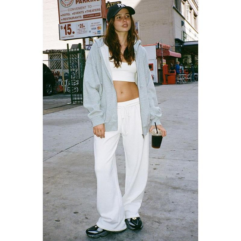 John Galt Women's White Anastasia Sweatpants T-Shirts, Hoodie, Sweatshirt | DripVista.com