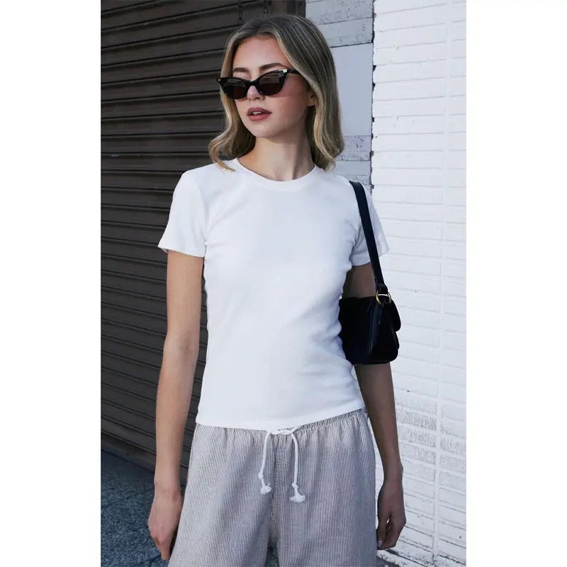 John Galt Women's White Basic T-Shirt Hoodie, Sweatshirt | DripVista.com