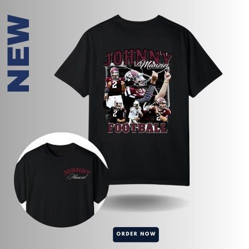 Johnny Manziel 2 Side T-shirt, Graphic Vintage 90s Graphic Style T-Shirt, Oversized Shirt, Football T-shirt, Sport...