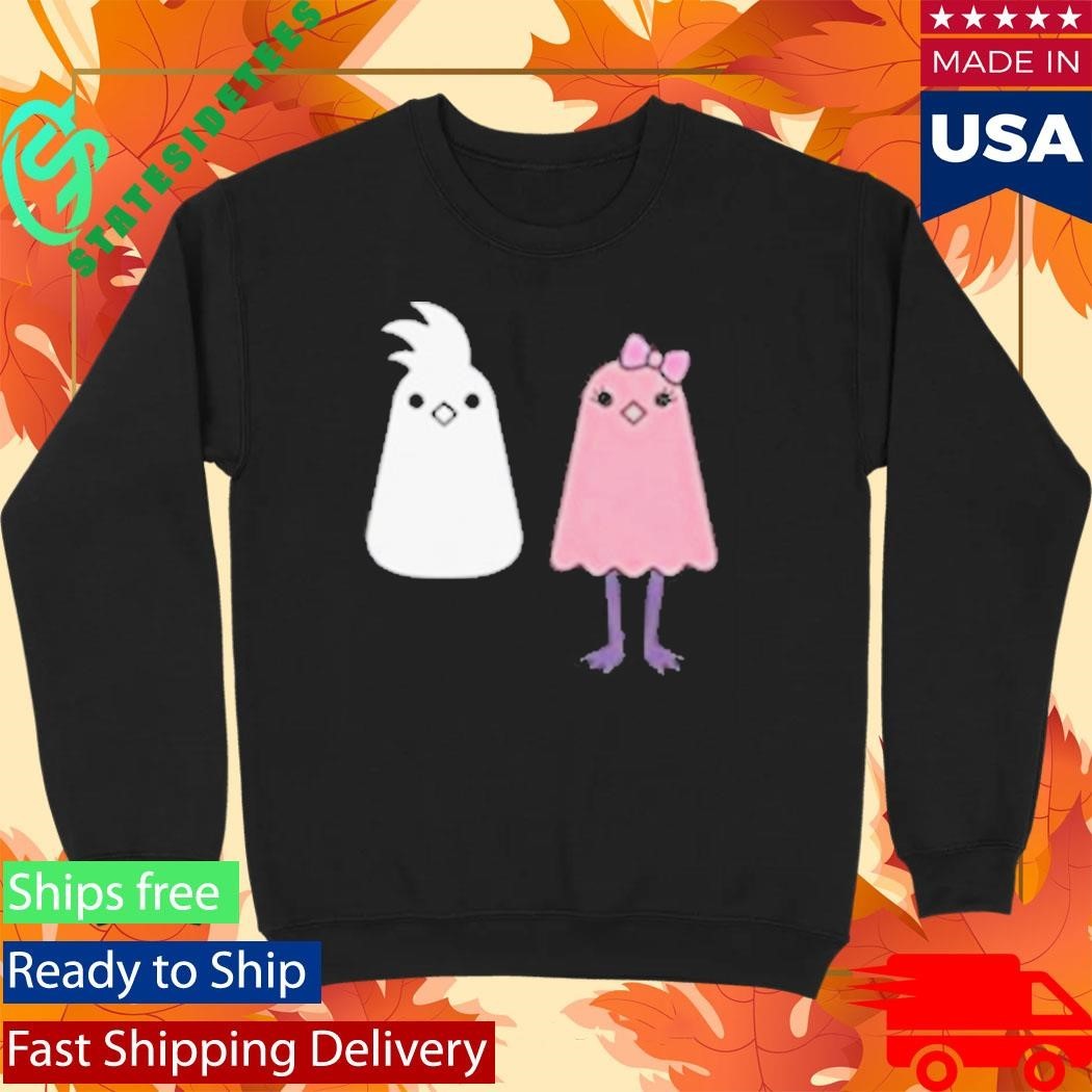 Johnwowcool Just Two Birds Shirt