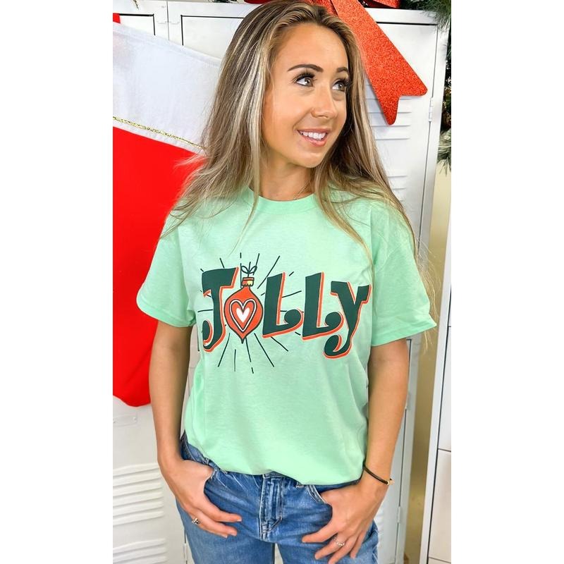 Jolly Christmas Graphic T-Shirt Hoodie, Sweatshirt | DripVista.com