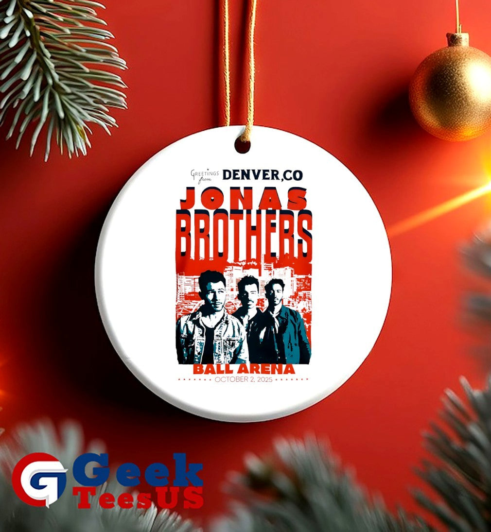 Jonas Brothers Greetings From Your Hometown Denver 2025 Tour shirt