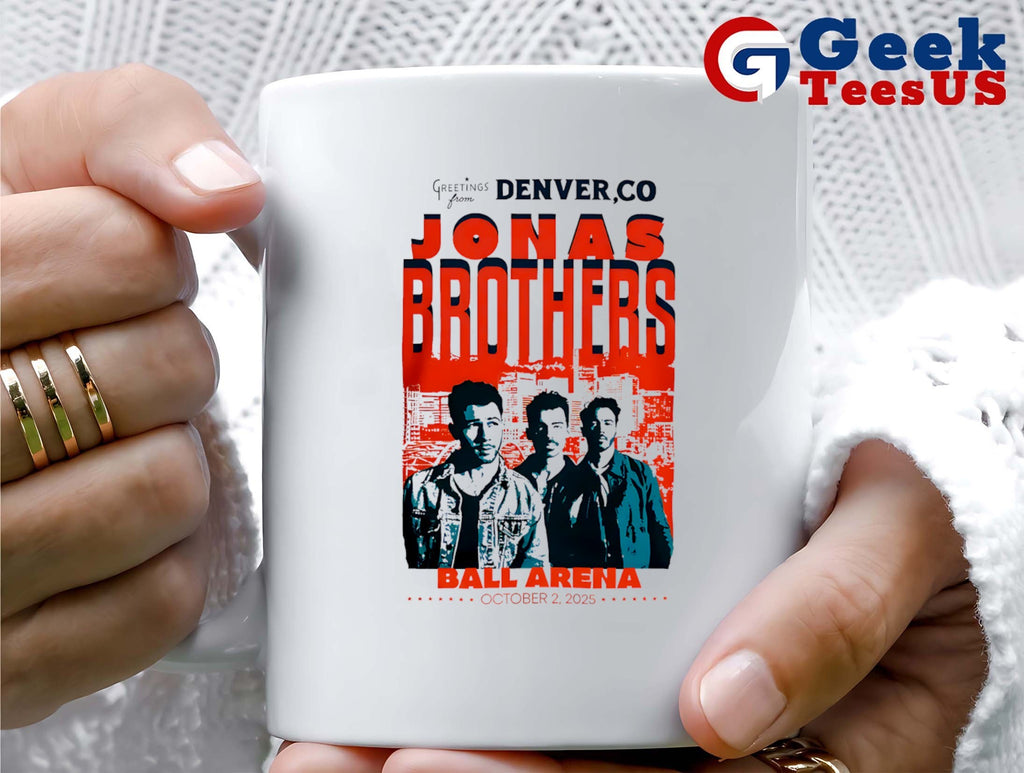 Jonas Brothers Greetings From Your Hometown Denver 2025 Tour shirt
