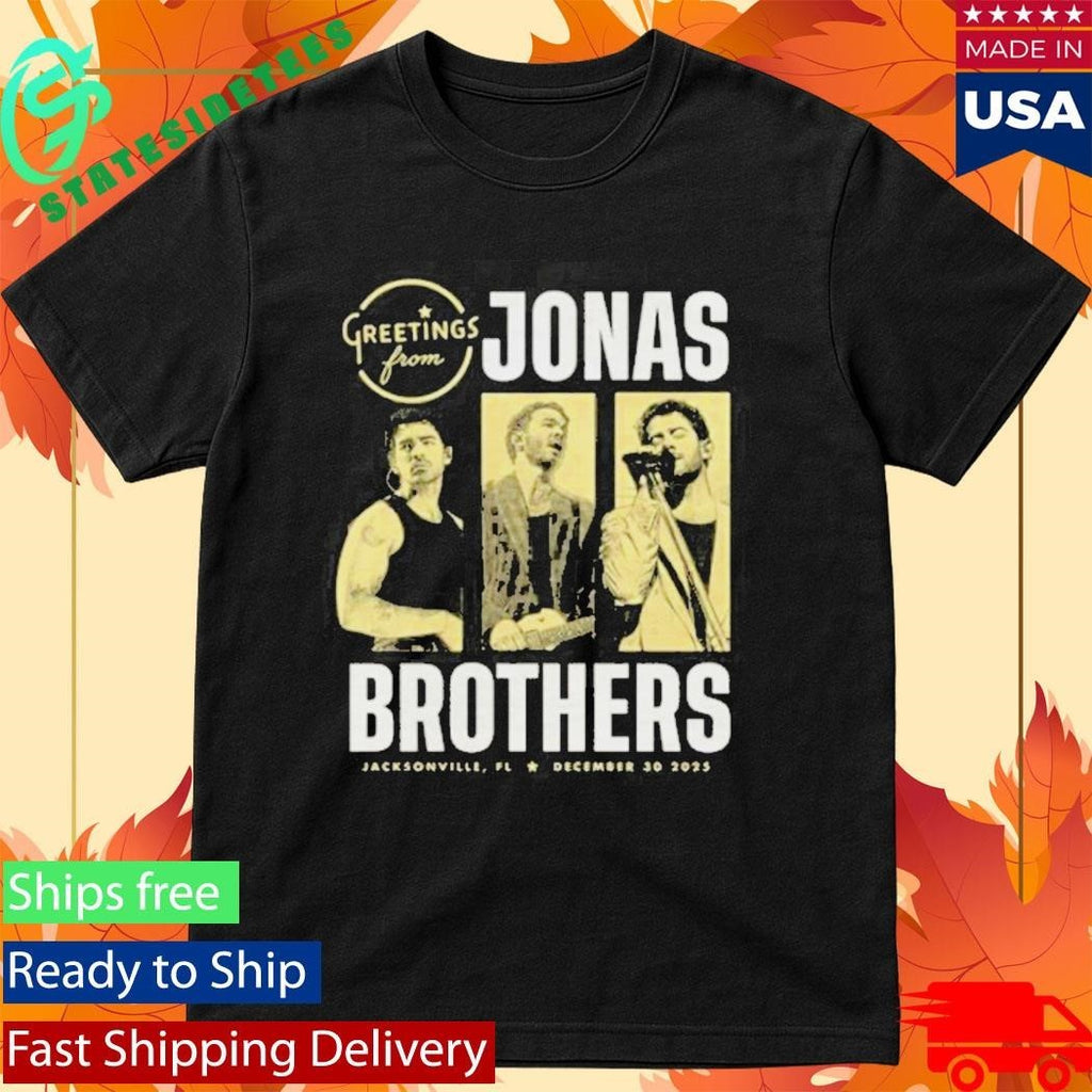 Jonas Brothers Greetings From Your Hometown Jacksonville Fl Shirt