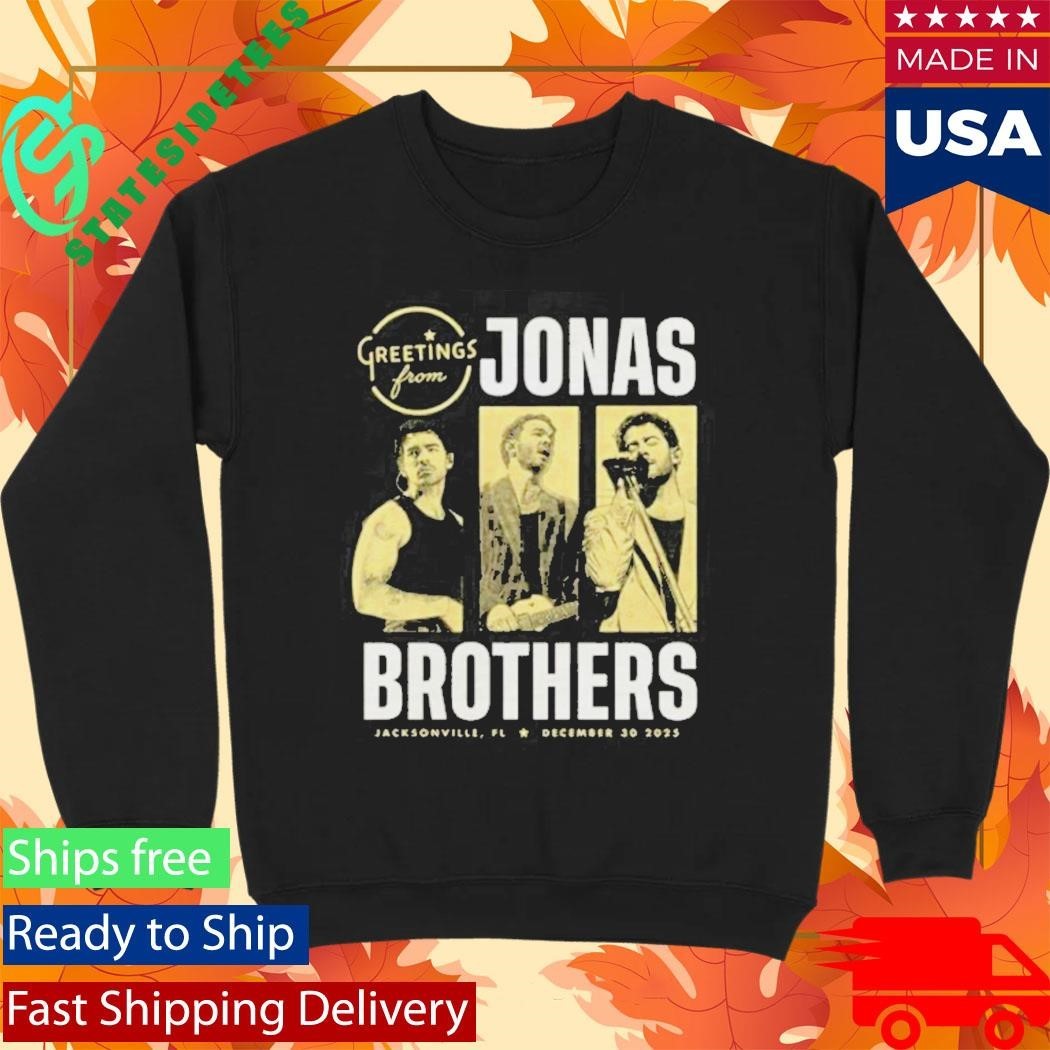 Jonas Brothers Greetings From Your Hometown Jacksonville Fl Shirt