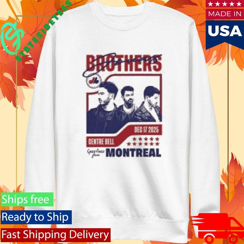 Jonas Brothers Greetings From Your Hometown Montreal Shirt