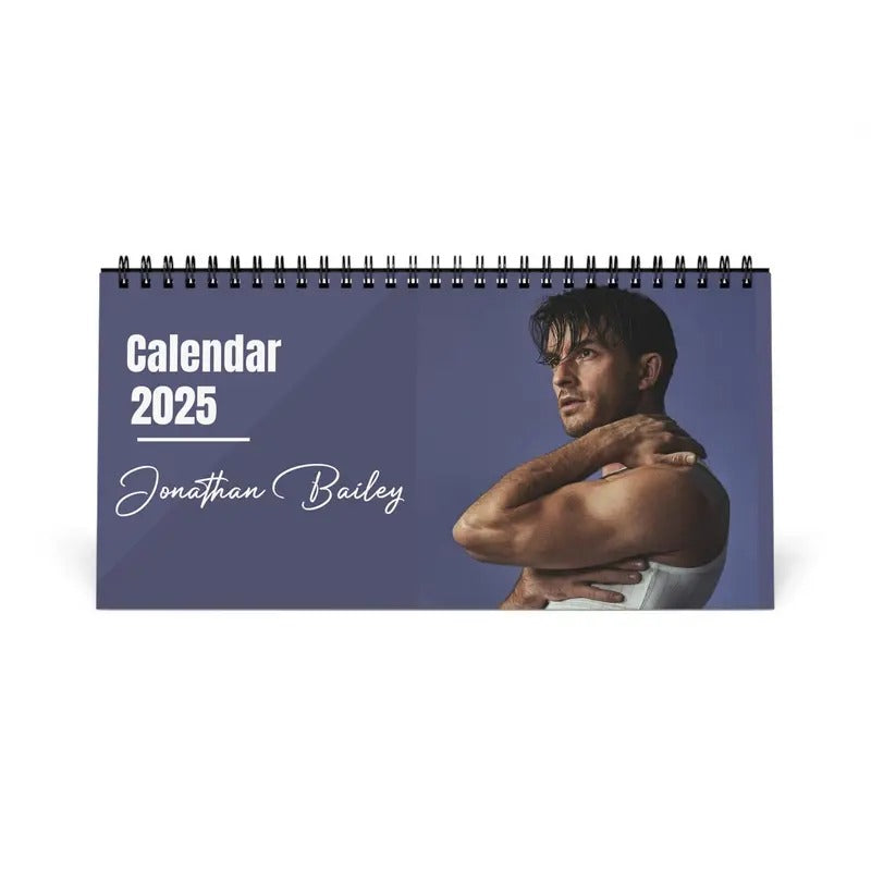 Jonathan Bailey 2025 Desk Calendar | Bridgerton Anthony Calendar | Monthly Planner | Kate & Anthony Romance | TV Show...