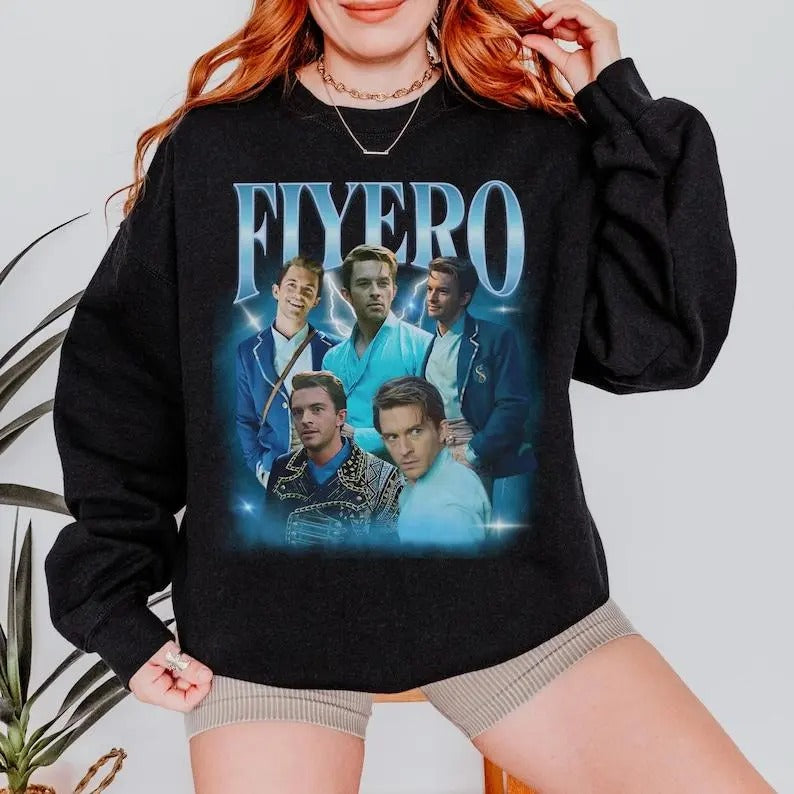 Jonathan Bailey Fiyero Shirt, Oversized Vintage Bootleg, Wicked Movie Crewneck, Wizard of Oz, Broadway Merch Shirt,...