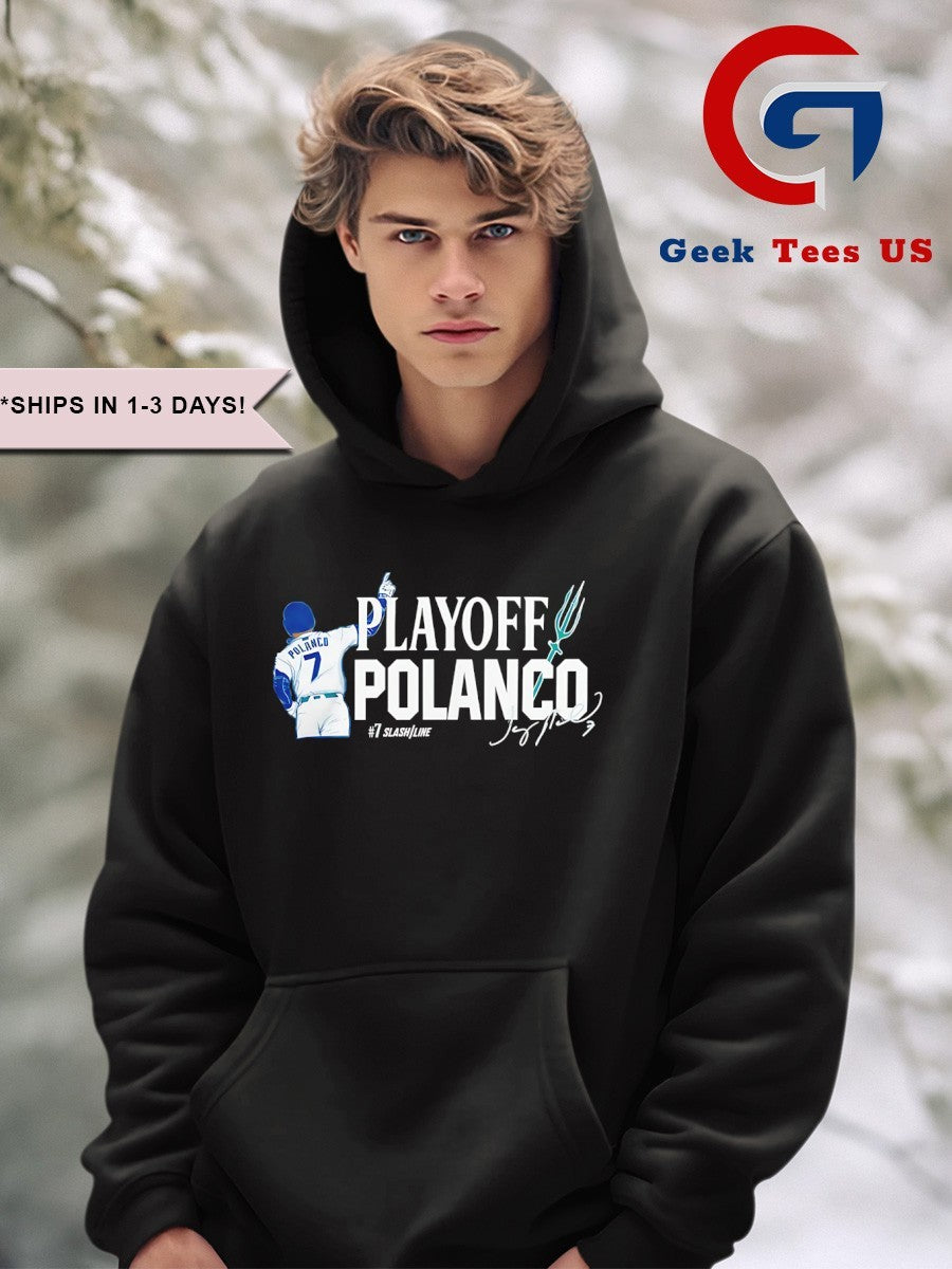 Jorge Polanco Playoff Polanco Seattle Mariners baseball 2025 signature shirt