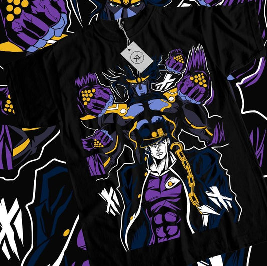 Jotaro Kujo-JoJo's Bizarre T-Shirt S-4XL JoJo's Bizarre Adventure Anime Shirt Tshirt S-4XL