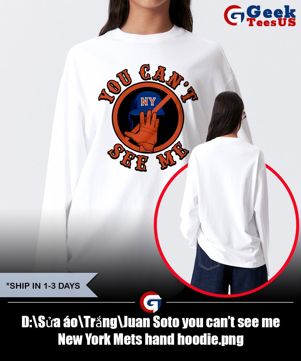 Juan Soto you can’t see me New York Mets hand shirt
