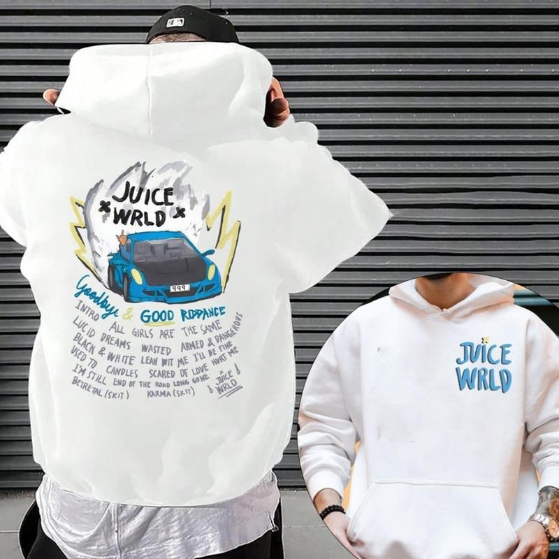 Juice Wrld Hoodie, Rapper Juice Wrld Music Album Sweatshirt, T-Shirt | DripVista.com