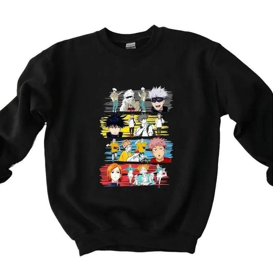 Jujutsu Kaisen Characters Sweatshirt, Anime T-shirt Sweatshirt Hoodie