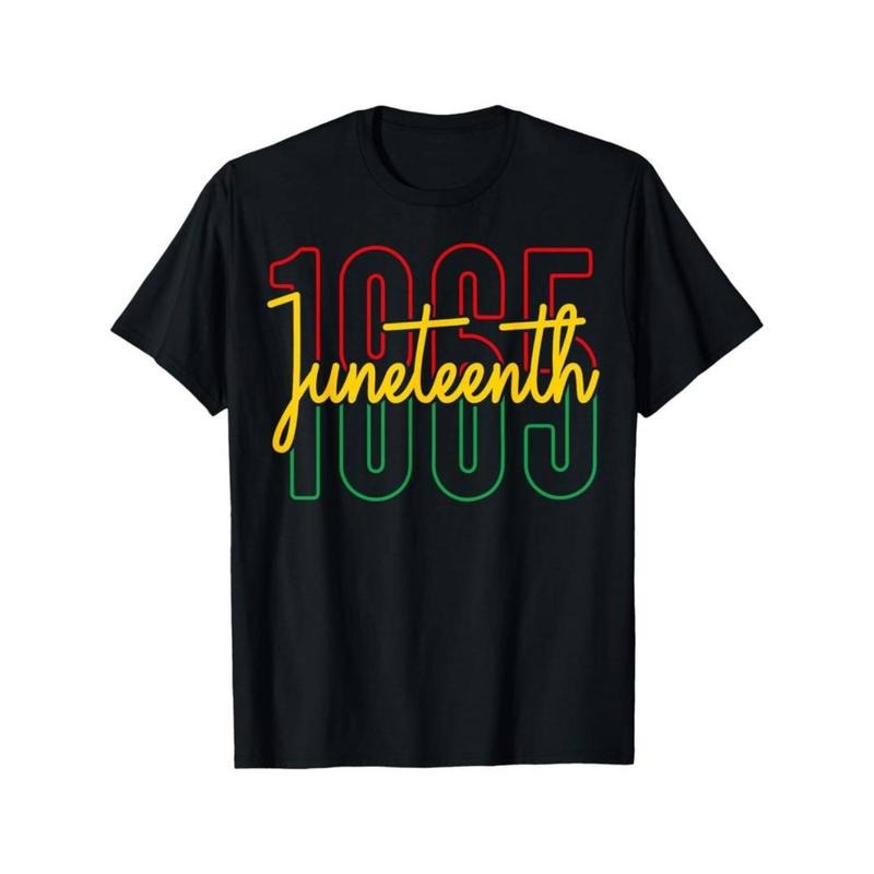 Juneteenth 1865 Black History Month Men'WB shield & Women'WB shield T-Shirt