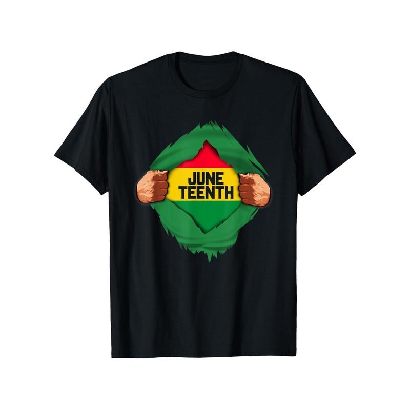 Juneteenth 1865 Independence Day Breaking Out Black History T-Shirt