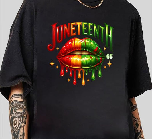 Juneteenth 1865 T-Shirt Trendy Gift for Him Street Style Pair with Anything